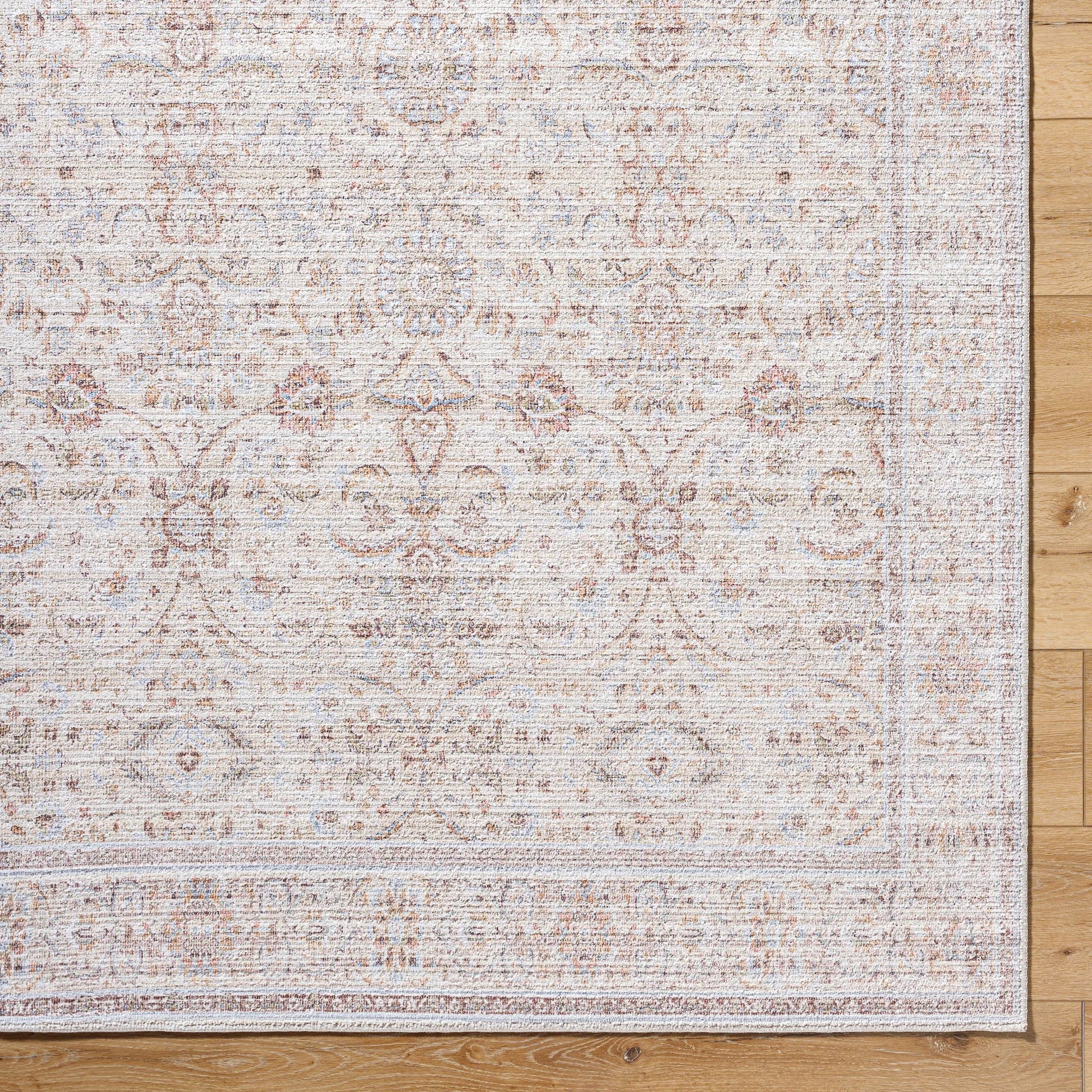 Spokane Rug - 533728 by Our PNW Home x Livabliss in light beige, rust, pale blue, brown, ivory, olive. Made from polyester in a un