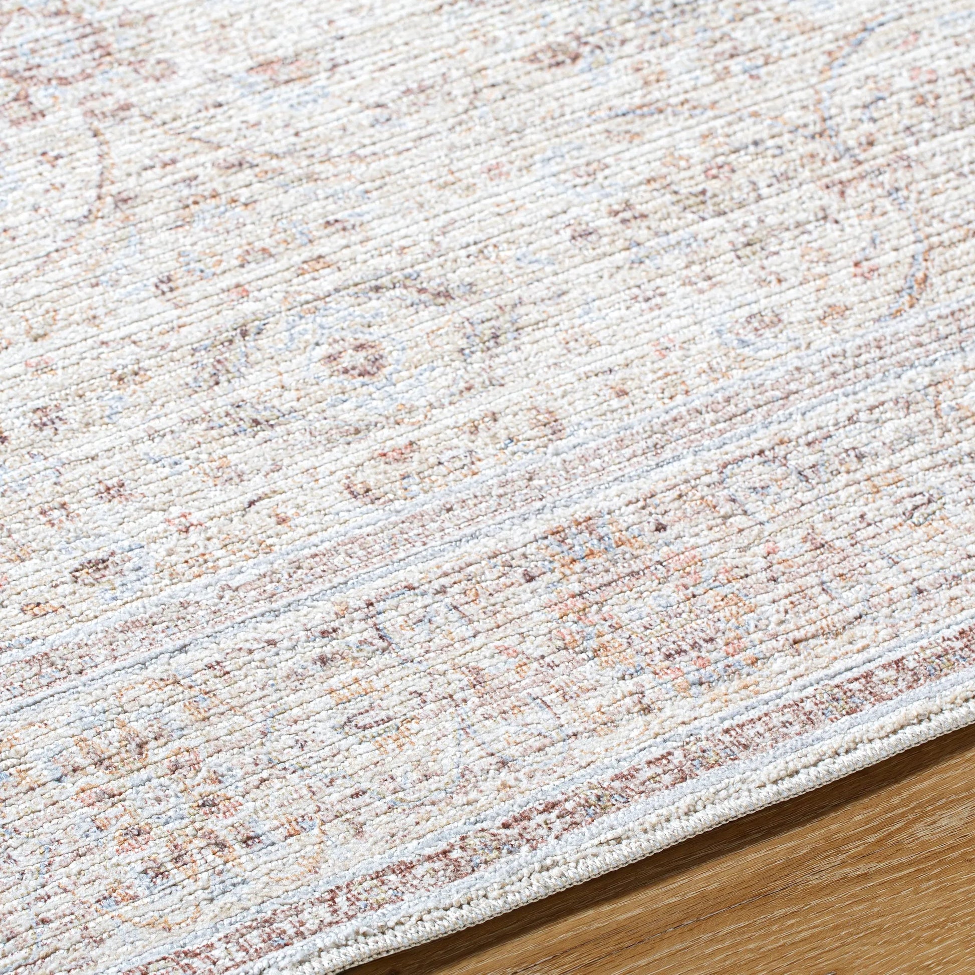 Spokane Rug - 533728 by Our PNW Home x Livabliss in light beige, rust, pale blue, brown, ivory, olive. Made from polyester in a un