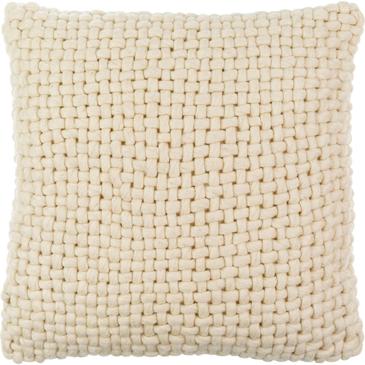 Pansy Pillow - 14 by Surya. Made from front: 100% wool, back: 100% cotton in a modern style.