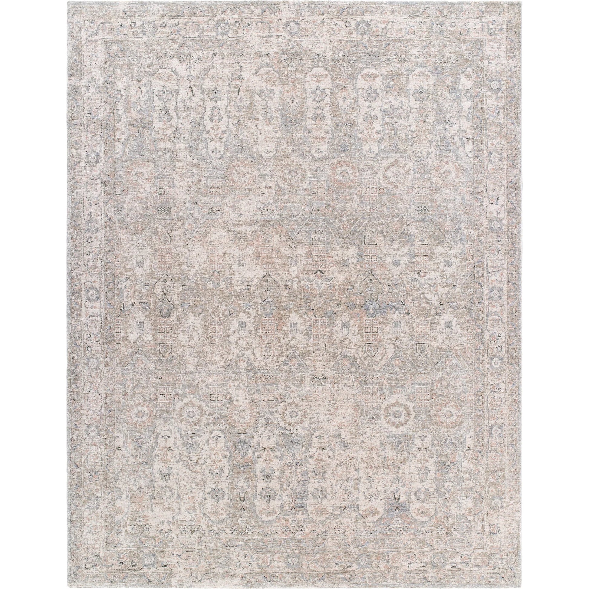 Poetry 556880 Rug by Livabliss in cream, light slate, light sage, tan, sage. Made from polyester in a unique style.