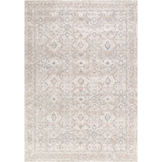 Poetry 556928 Rug by Livabliss in light slate, cream, sage, slate, tan. Made from polyester in a unique