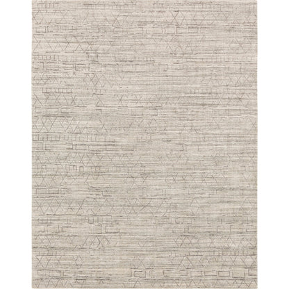 Pokhara POK-2300 Rug by Surya in taupe, ivory, light gray, gray. Made from 75% viscose, 25% wool in a unique style.