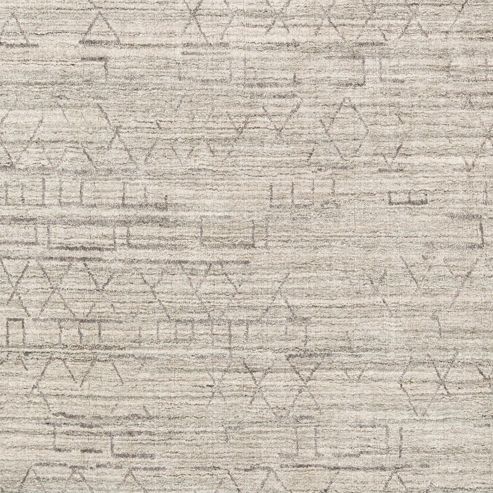 Pokhara POK-2300 Rug by Surya in taupe, ivory, light gray, gray. Made from 75% viscose, 25% wool in a unique style.