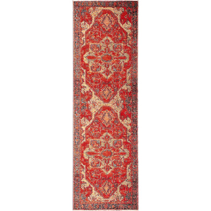 Polaris POL06 Indoor/Outdoor Rug by Jaipur Living in red, blue. Made from 100% polypropylene in a unique style.