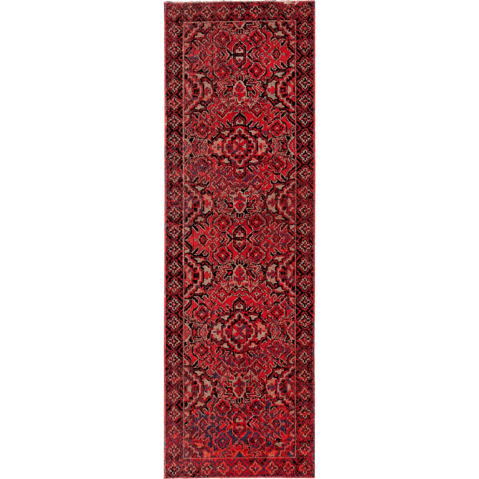 Seneca POL21 Indoor/Outdoor Rug by Jaipur Living in red, black. Made from 100% polypropylene in a unique style.
