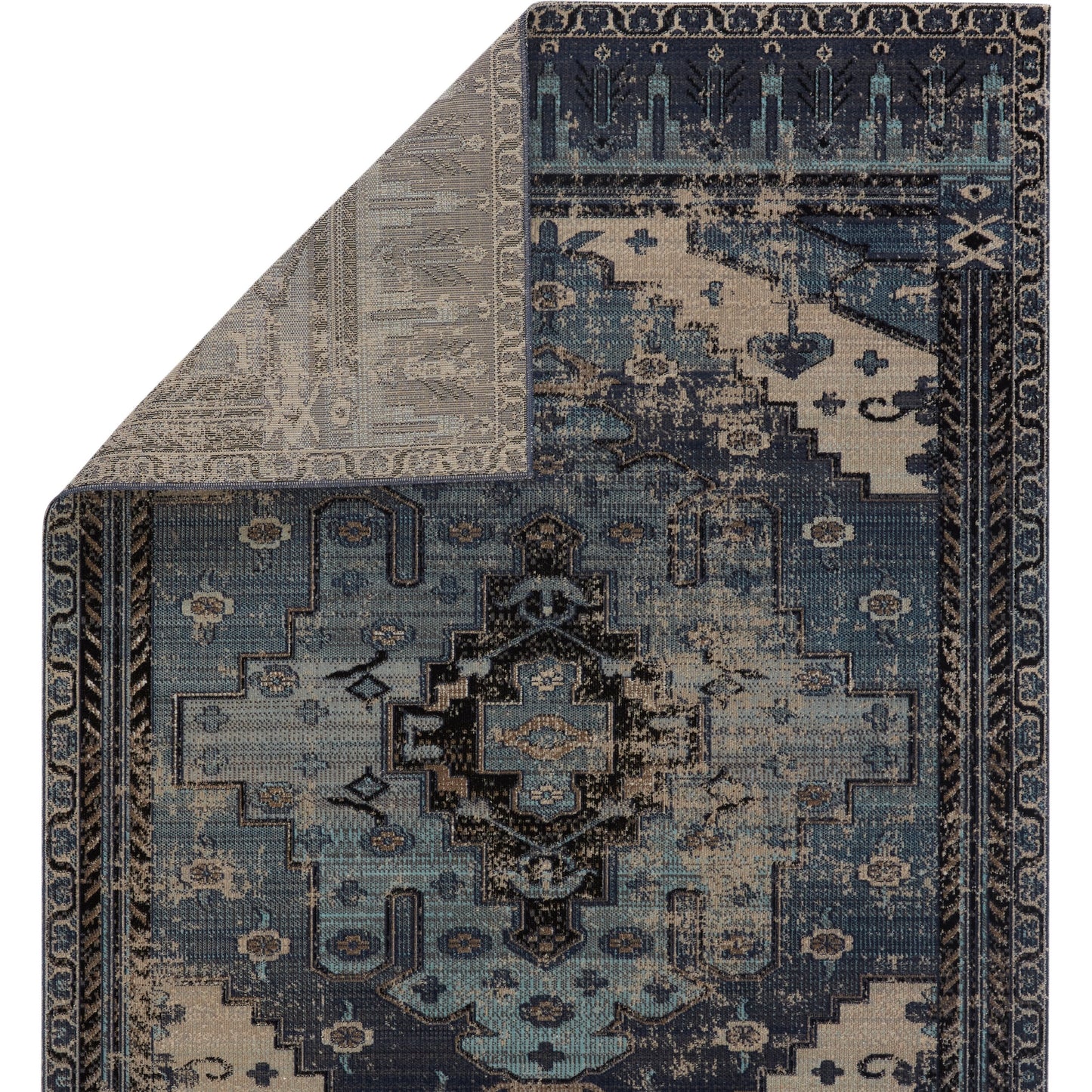 008 SI-1717562,SI-1717595,SI-1717596,SI-1717597,SI-1717608 | Closeup | Polaris POL44 Indoor/Outdoor Rug by Jaipur Living. Made from 100% polypropylene in a unique style.