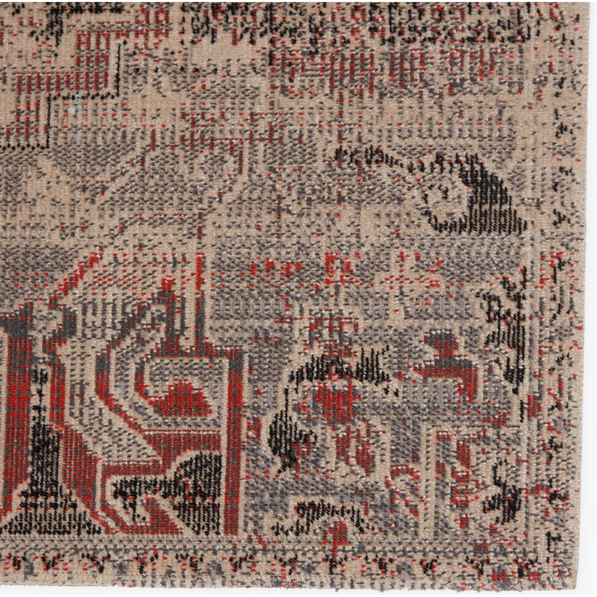 Polaris POL49 Indoor/Outdoor Rug by Jaipur Living in multicolor, beige. Made from 100% polypropylene in a unique style.