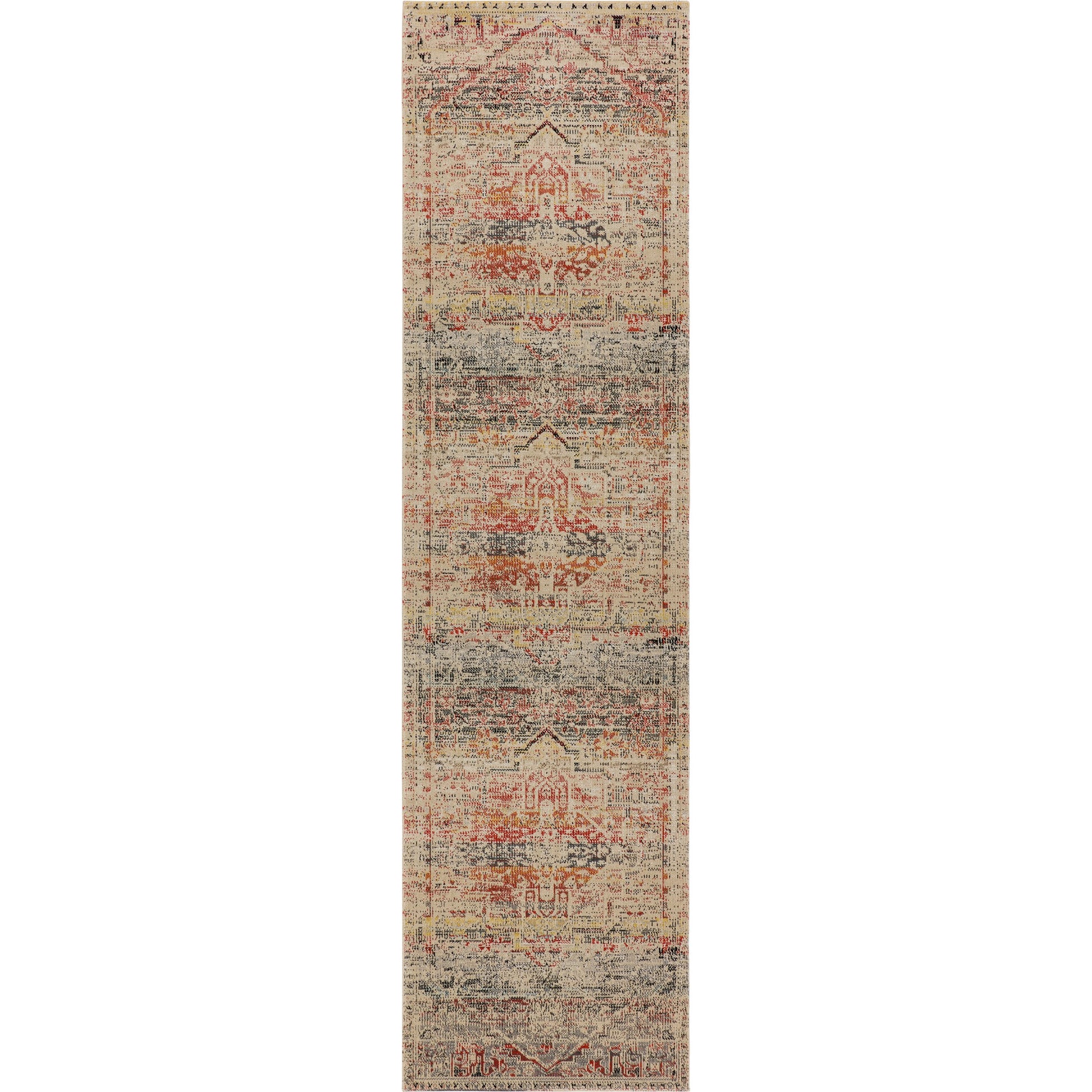 Polaris POL49 Indoor/Outdoor Rug by Jaipur Living in multicolor, beige. Made from 100% polypropylene in a unique style.
