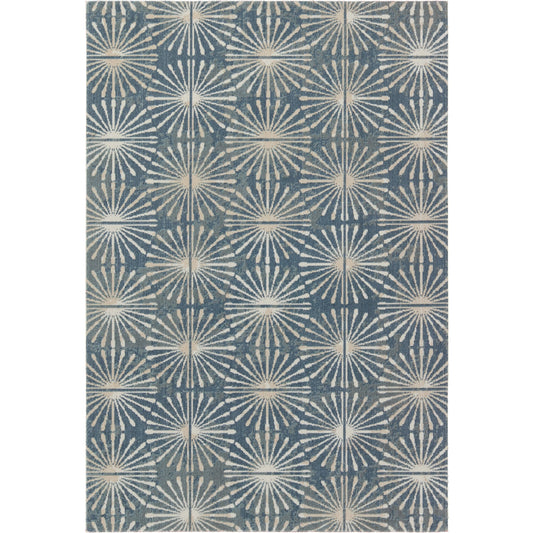 Polaris Calvary Rug by Jaipur Living in blue, cream. Made from 100% polypropylene in a unique style.