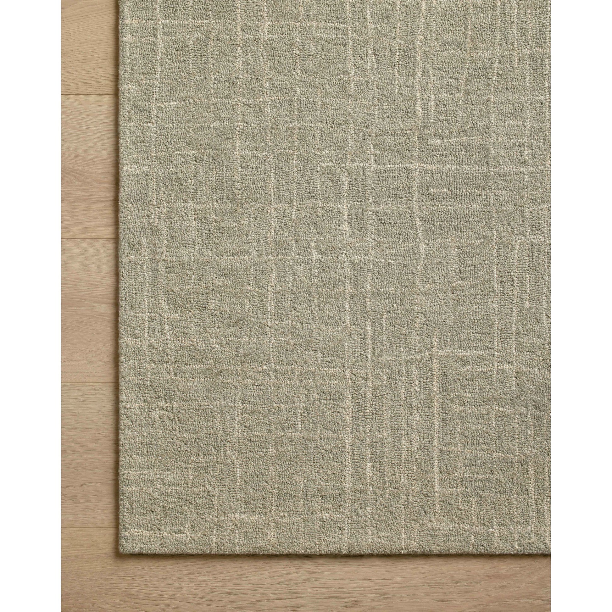 Polly POL-06 Rug by Chris Loves Julia x Loloi in spa, ivory. Made from 71% wool, 29% jute pile in a unique style.