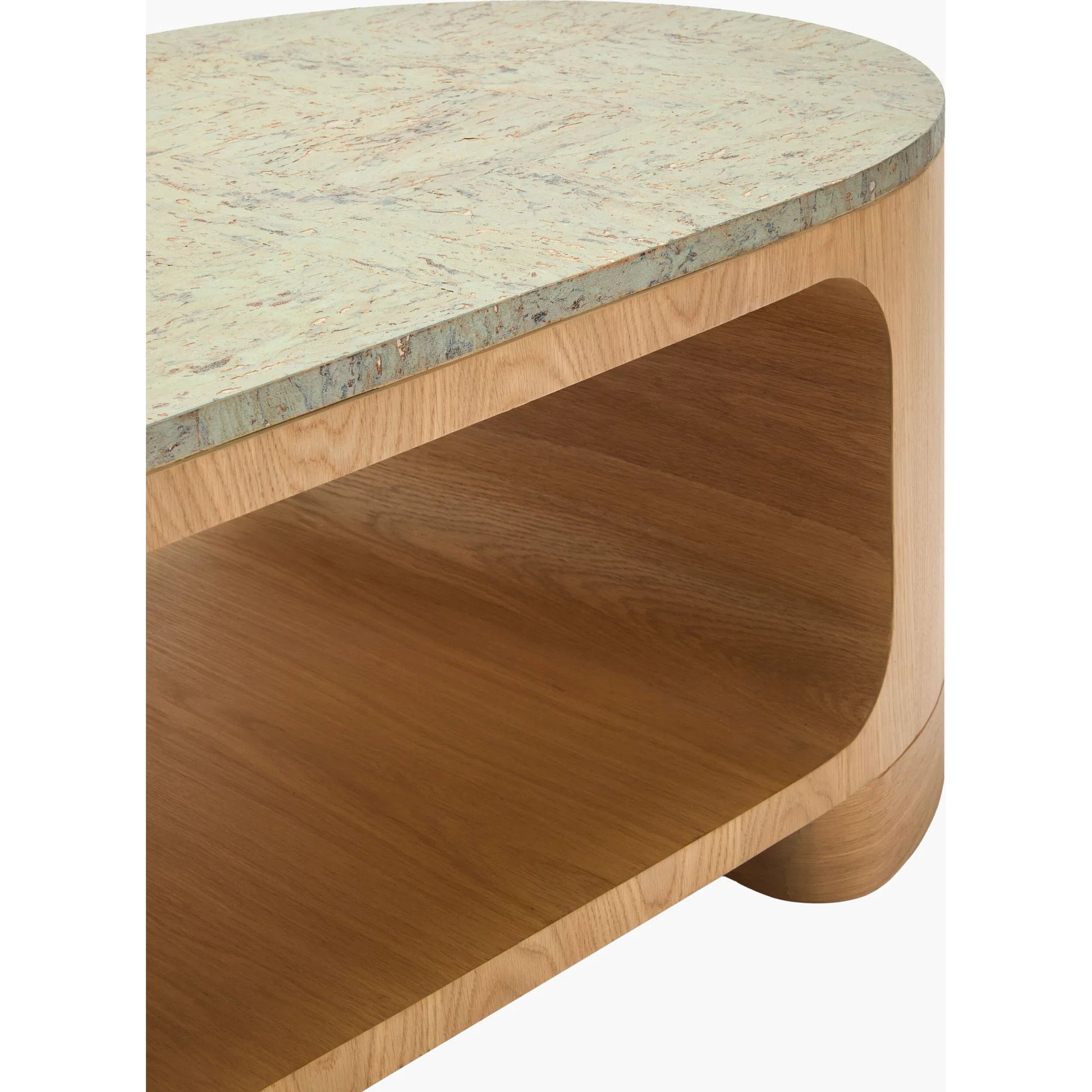 Poros Coffee Table by Surya. Made from cork veneer, oak in a eclectic & global style.