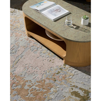 Poros Coffee Table by Surya. Made from cork veneer, oak in a eclectic & global style.