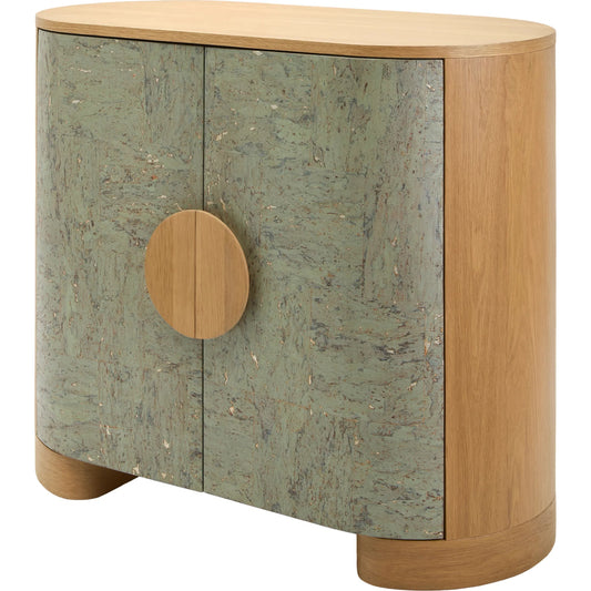 Poros Cabinet 540213 by Surya in natural, lacquered. Made from cork veneer, oak in a unique style.
