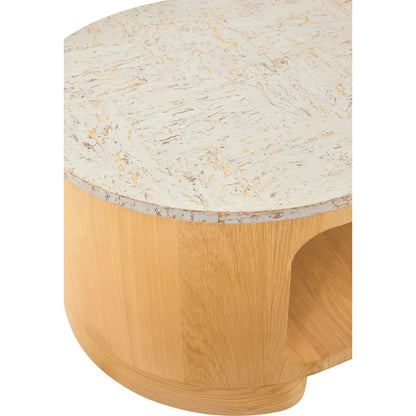 Poros Coffee Table by Surya. Made from cork veneer, oak in a eclectic & global style.