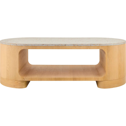 Poros Coffee Table by Surya. Made from cork veneer, oak in a eclectic & global style.