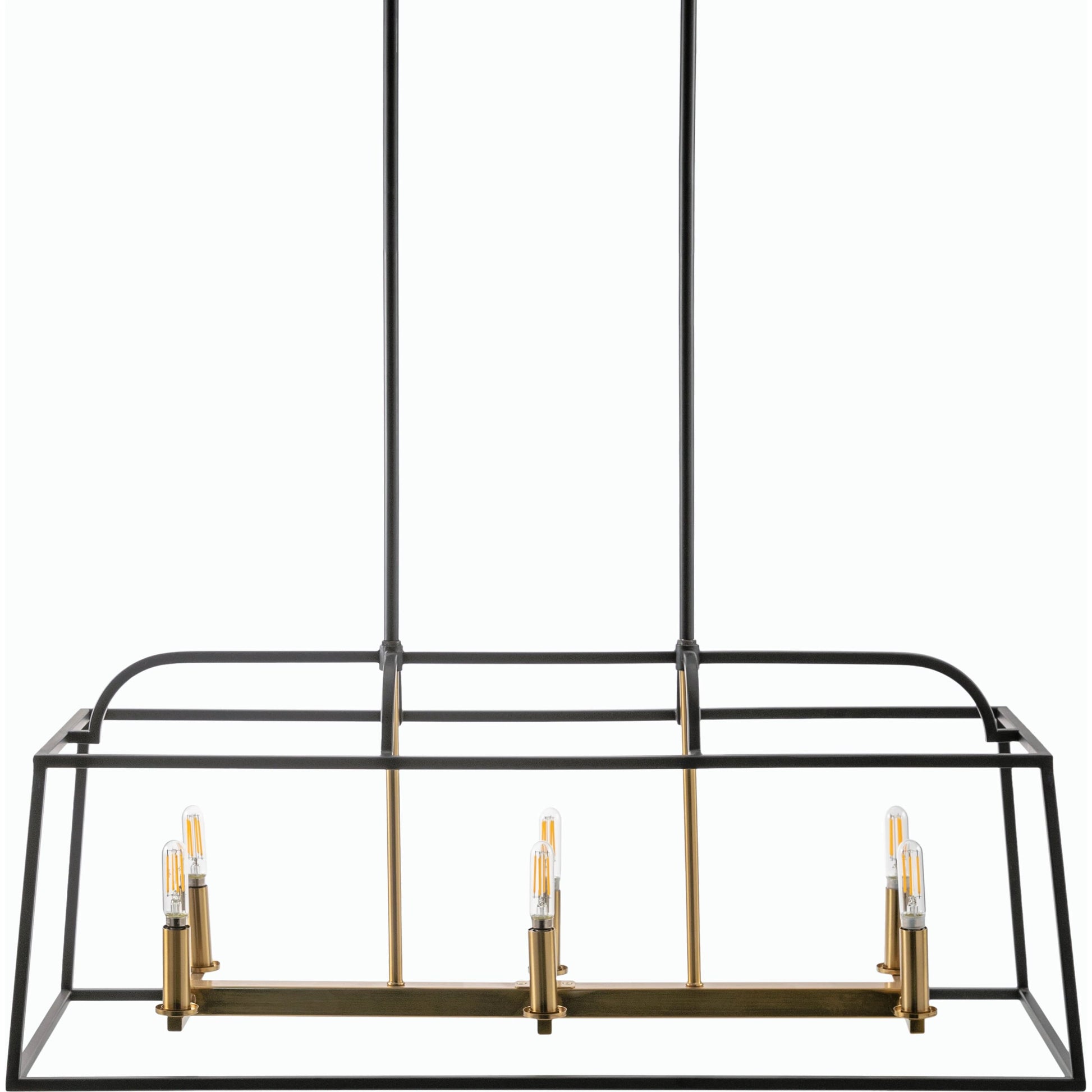 Possini Chandelier - 536124 by Surya in white, black and electroplatedpaintedpaintedmetallic. Made from iron in a modern style.