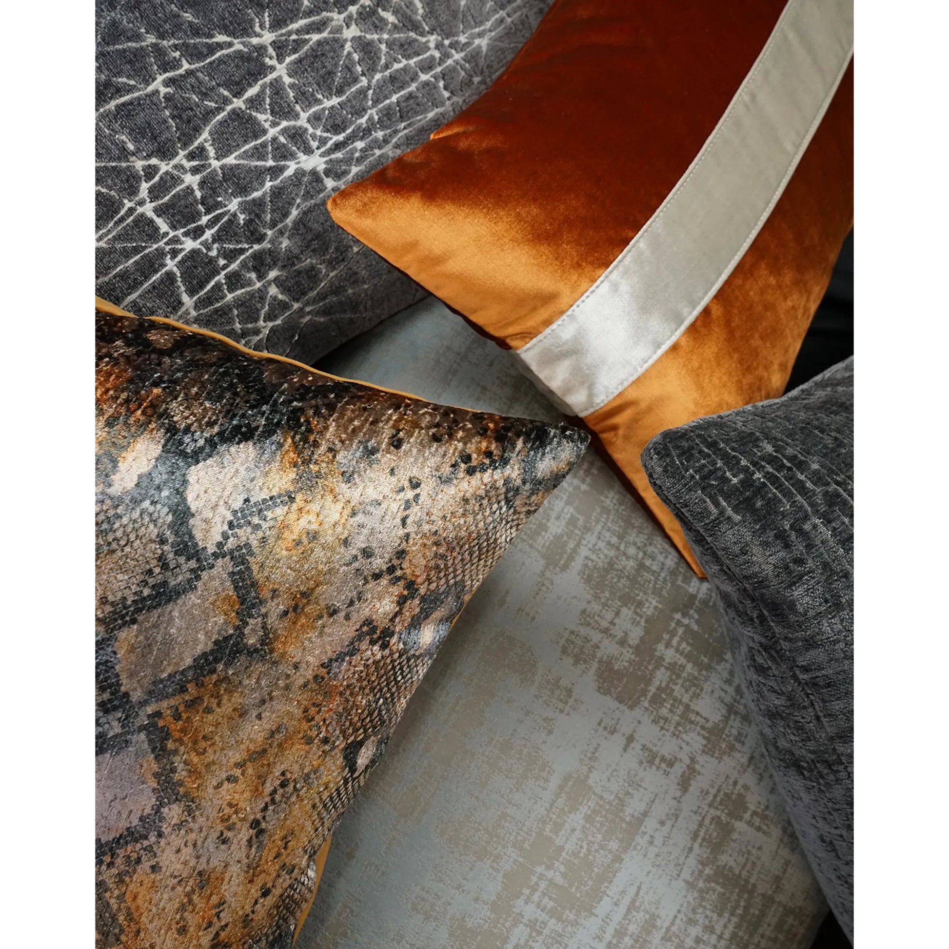 Questa Throw Pillow by DV Kap Home in caviar. Made from 51% viscose, 38% polyester, 11% cotton in a modern style.