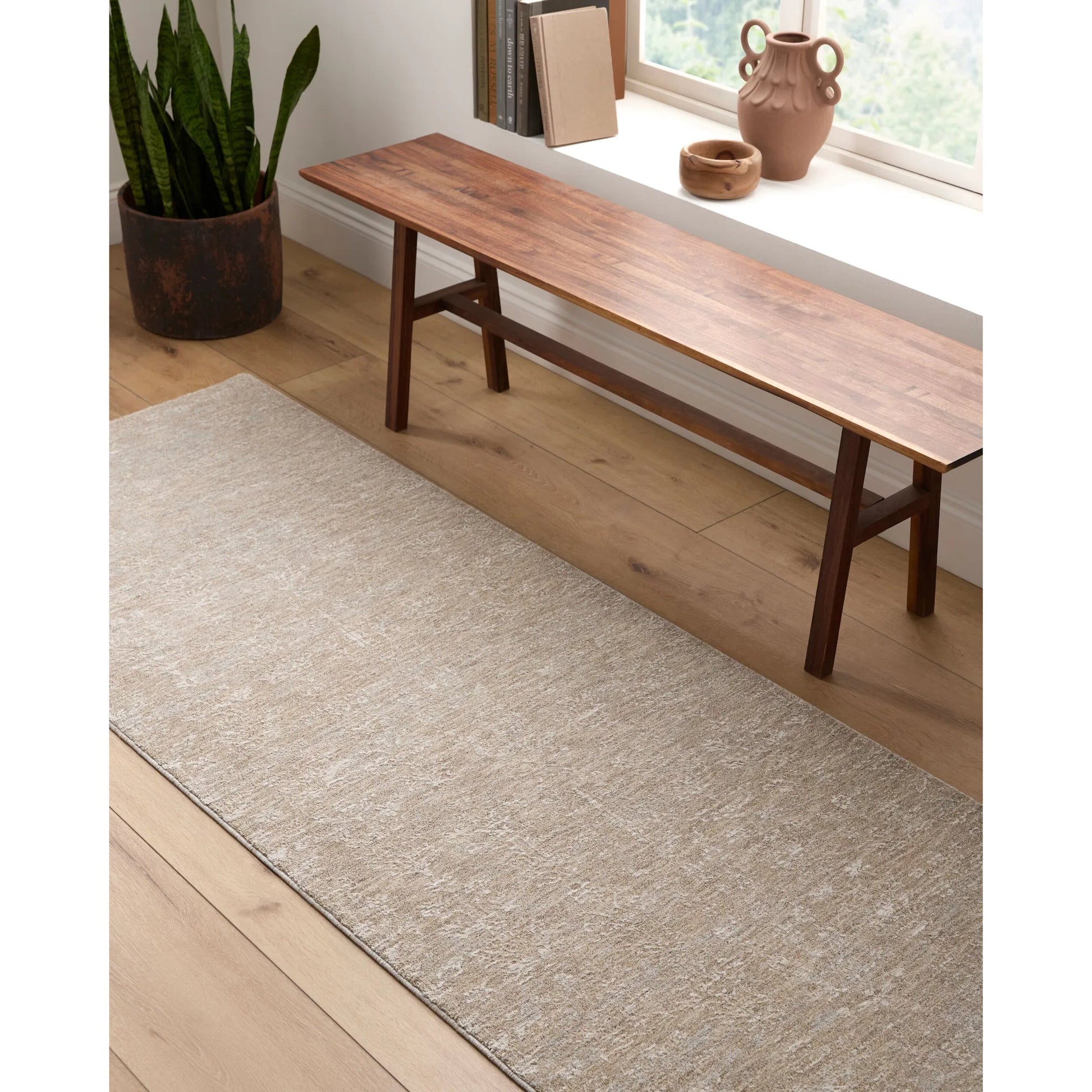 Poet POT-2300 Rug by Livabliss in slate, light slate, light sage. Made from polyester in a unique style.