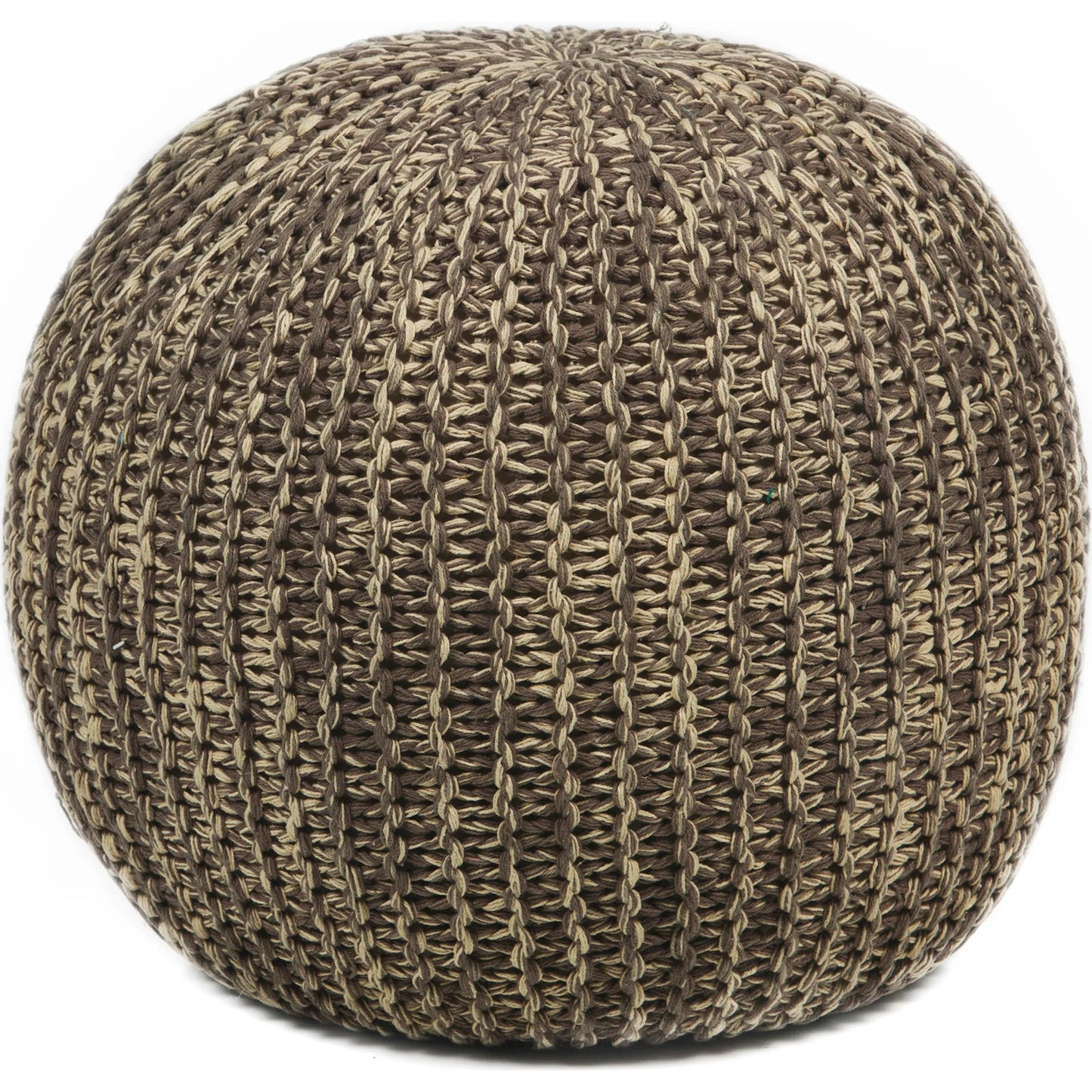 001 SI-2349067 | Primary Silo | Pouf POU-102 by Chandra. Made from outer: cotton, filling: polystyrene balls in a transitional style.