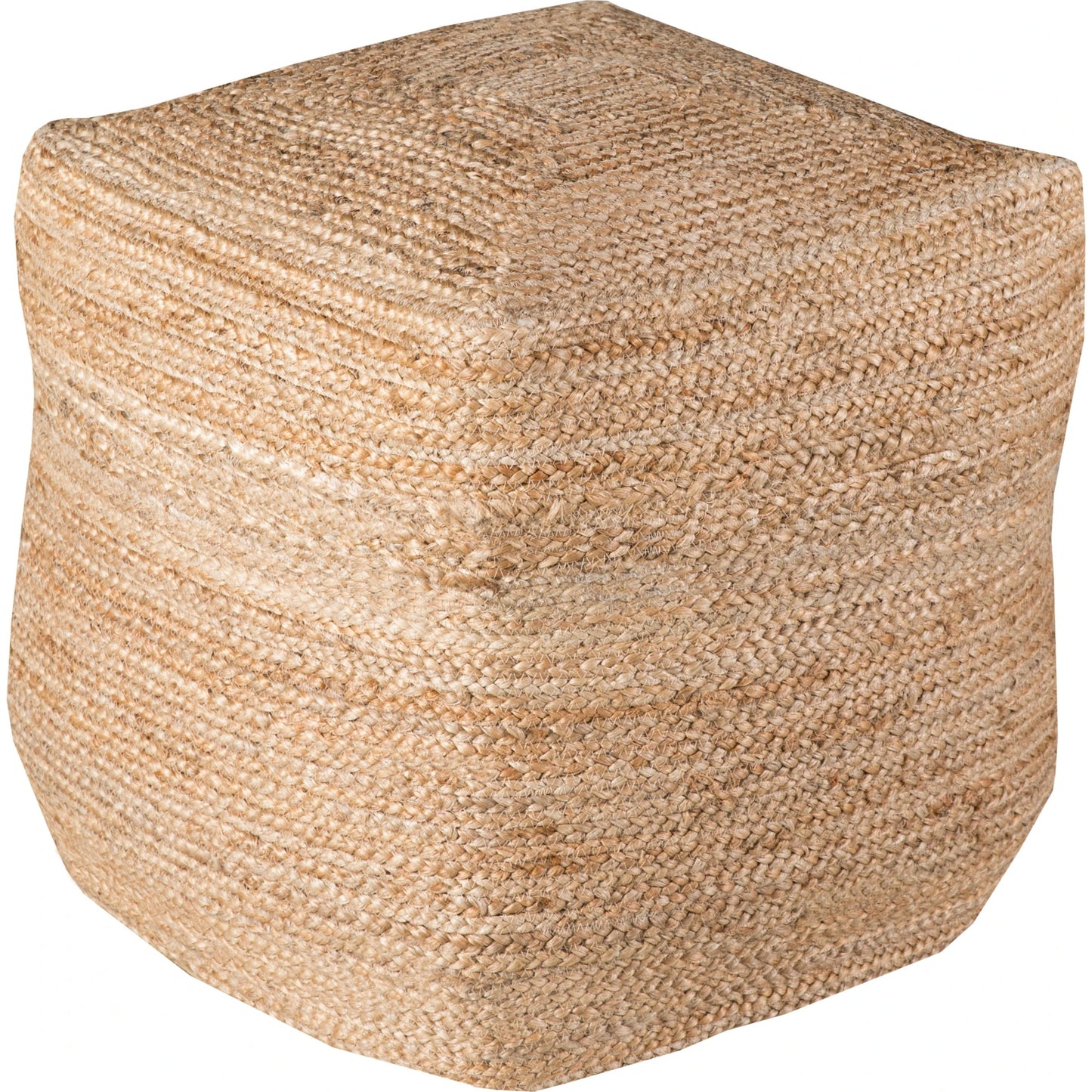 001 O-SURYA-POUF-101 | Primary Silo | Jute - 10234 by Livabliss in beige. Made from 100% jute in a modern style.