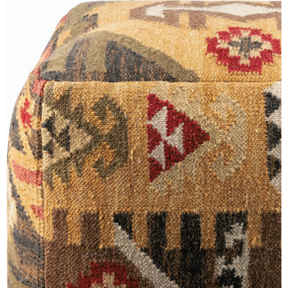 Frontier - 6331 by Livabliss in chocolate, burgundy, olive, black, taupe, gold. Made from 20% cotton, 80% wool in a rustic style.