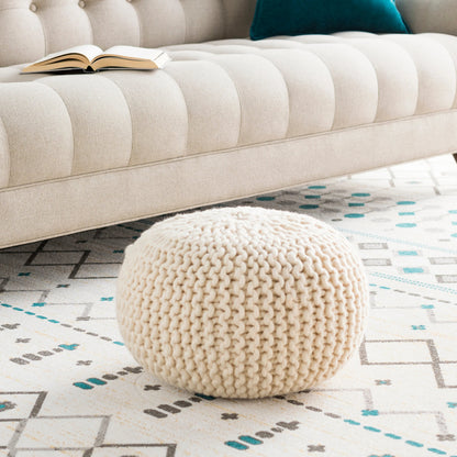Desoto - 20545 by Surya in beige. Made from 100% wool in a modern style.