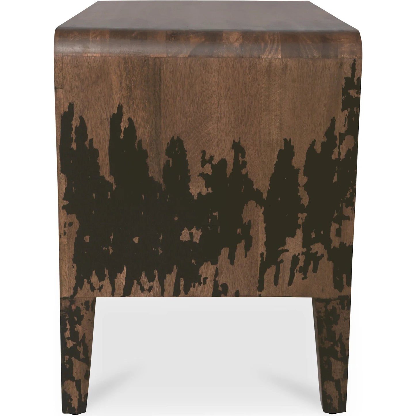 002 SI-2368110 | Additional Silo | Iris Nightstand by Moe's Home Collection in black. Made from mango wood, iron in a rustic style.