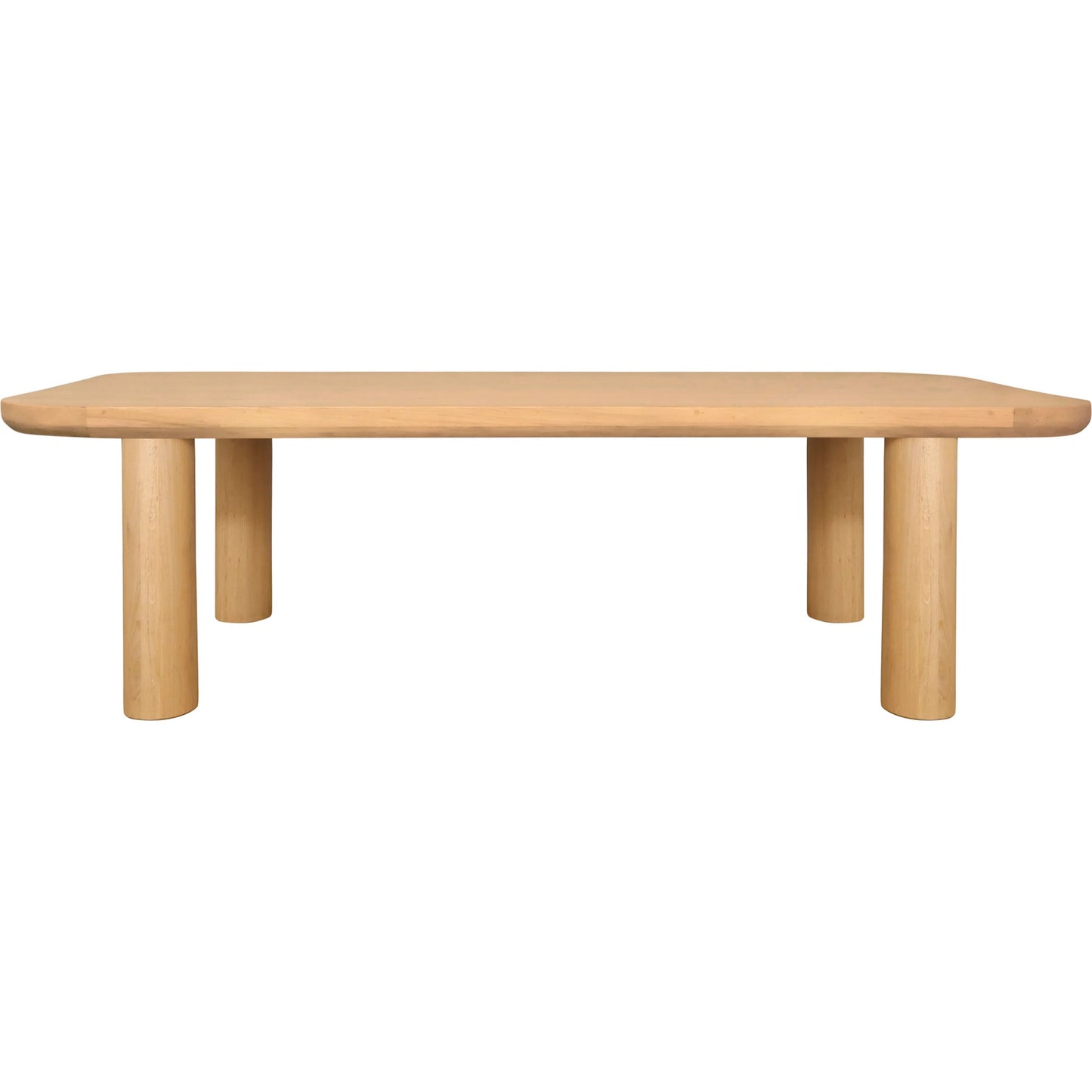 002 SI-2441301 | Additional Silo | Anders Dining Table by Moe's Home Collection in natural oak. Made from fsc certified solid oak, plywood, iron in a transitional style.
