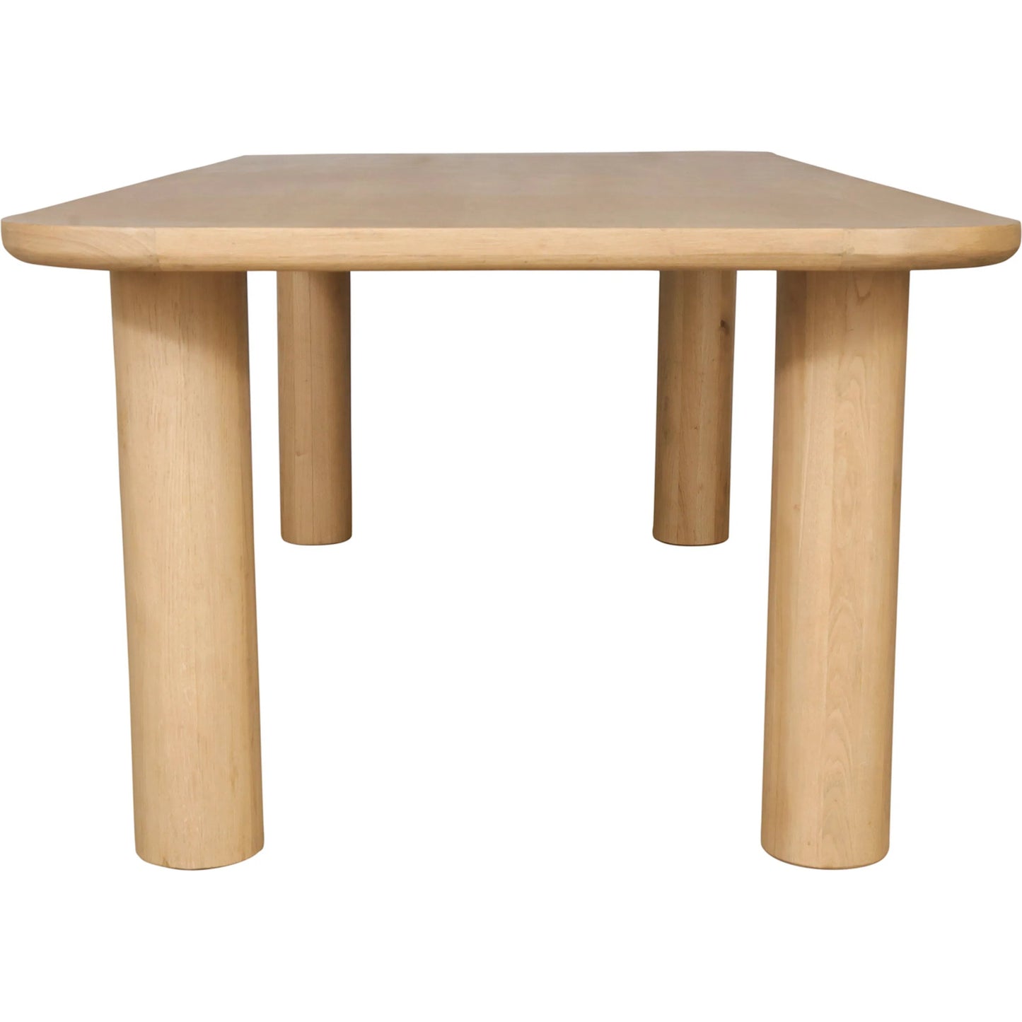 004 SI-2441301 | Additional Silo | Anders Dining Table by Moe's Home Collection in natural oak. Made from fsc certified solid oak, plywood, iron in a transitional style.