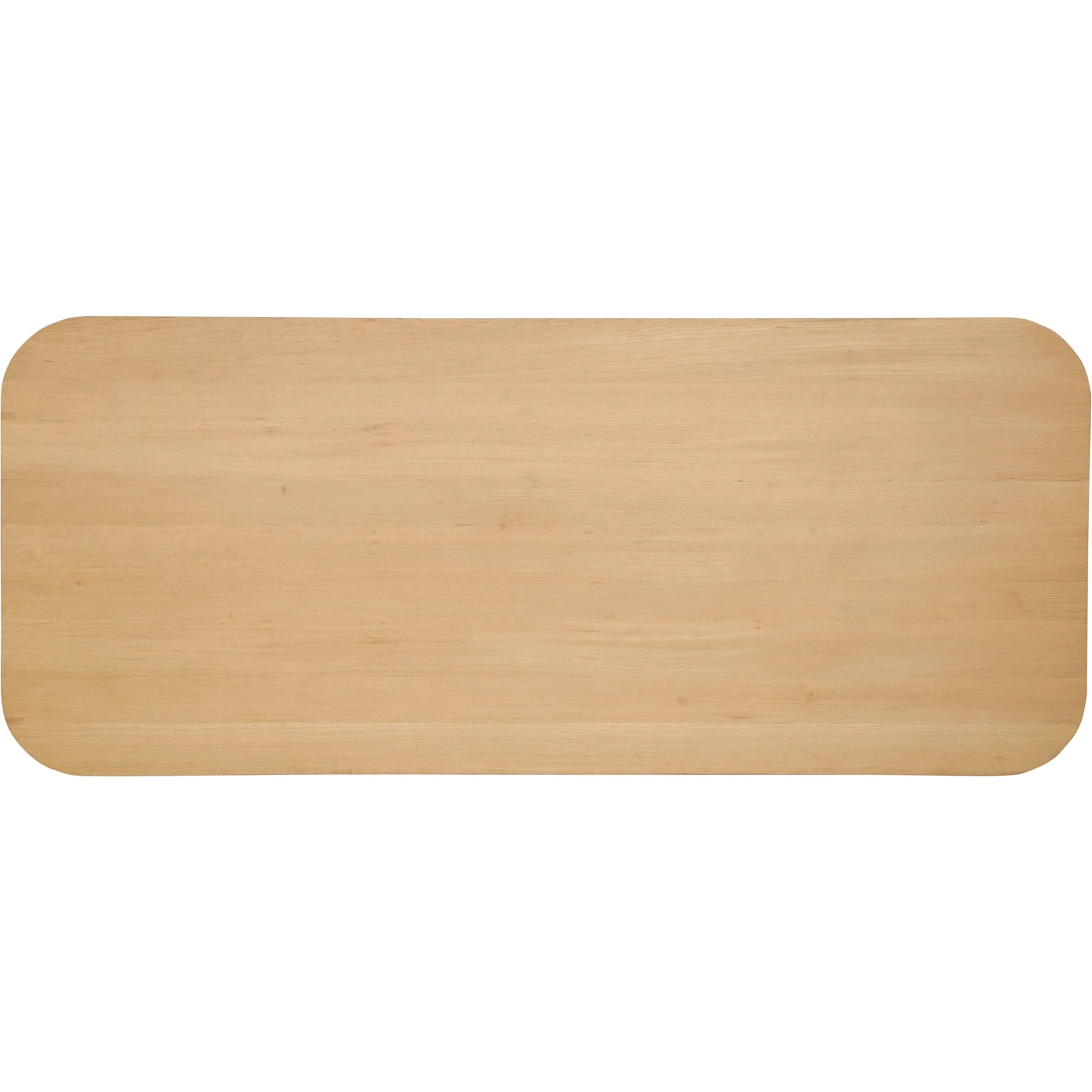 Anders Dining Table by Moe's Home Collection in natural oak. Made from fsc certified solid oak, plywood, iron in a transitional style.