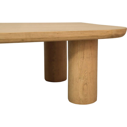 Anders Coffee Table by Moe's Home Collection in natural oak. Made from fsc certified solid oak, plywood, iron in a transitional style.