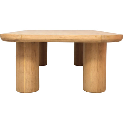 Anders Coffee Table by Moe's Home Collection in natural oak. Made from fsc certified solid oak, plywood, iron in a transitional style.