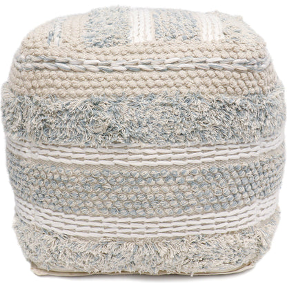Grand Canyon Pouf by Pasargad Home. Made from cotton in a modern style.