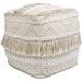 Grand Canyon Pouf by Pasargad Home. Made from cotton in a modern style.