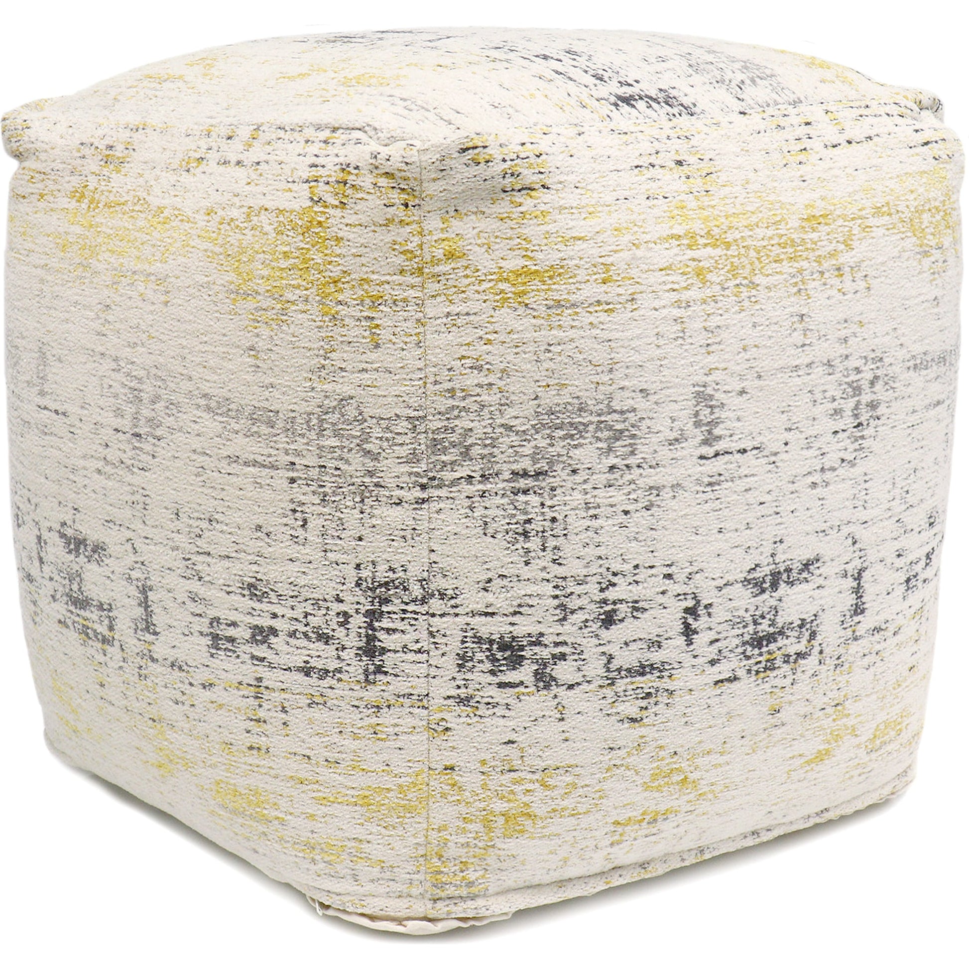 Grand Canyon Pouf by Pasargad Home. Made from cotton in a modern style.