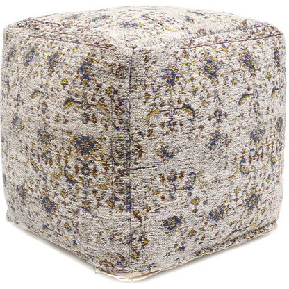 Grand Canyon Pouf by Pasargad Home. Made from cotton in a modern style.