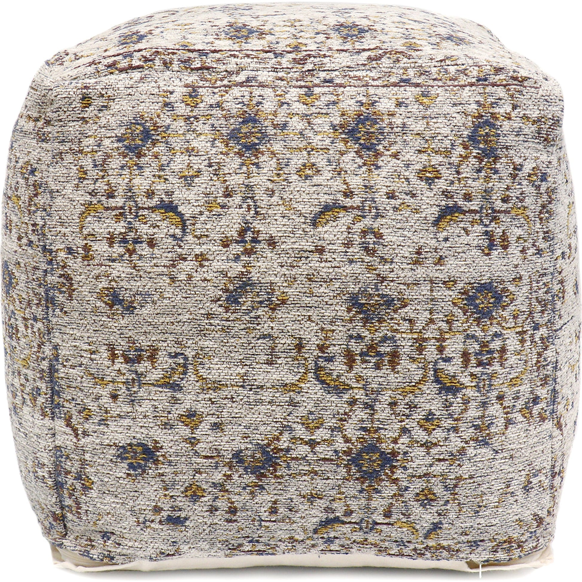 Grand Canyon Pouf by Pasargad Home. Made from cotton in a modern style.