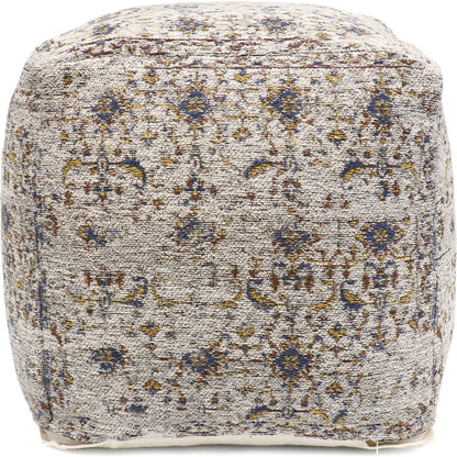 Grand Canyon Pouf by Pasargad Home. Made from cotton in a modern style.
