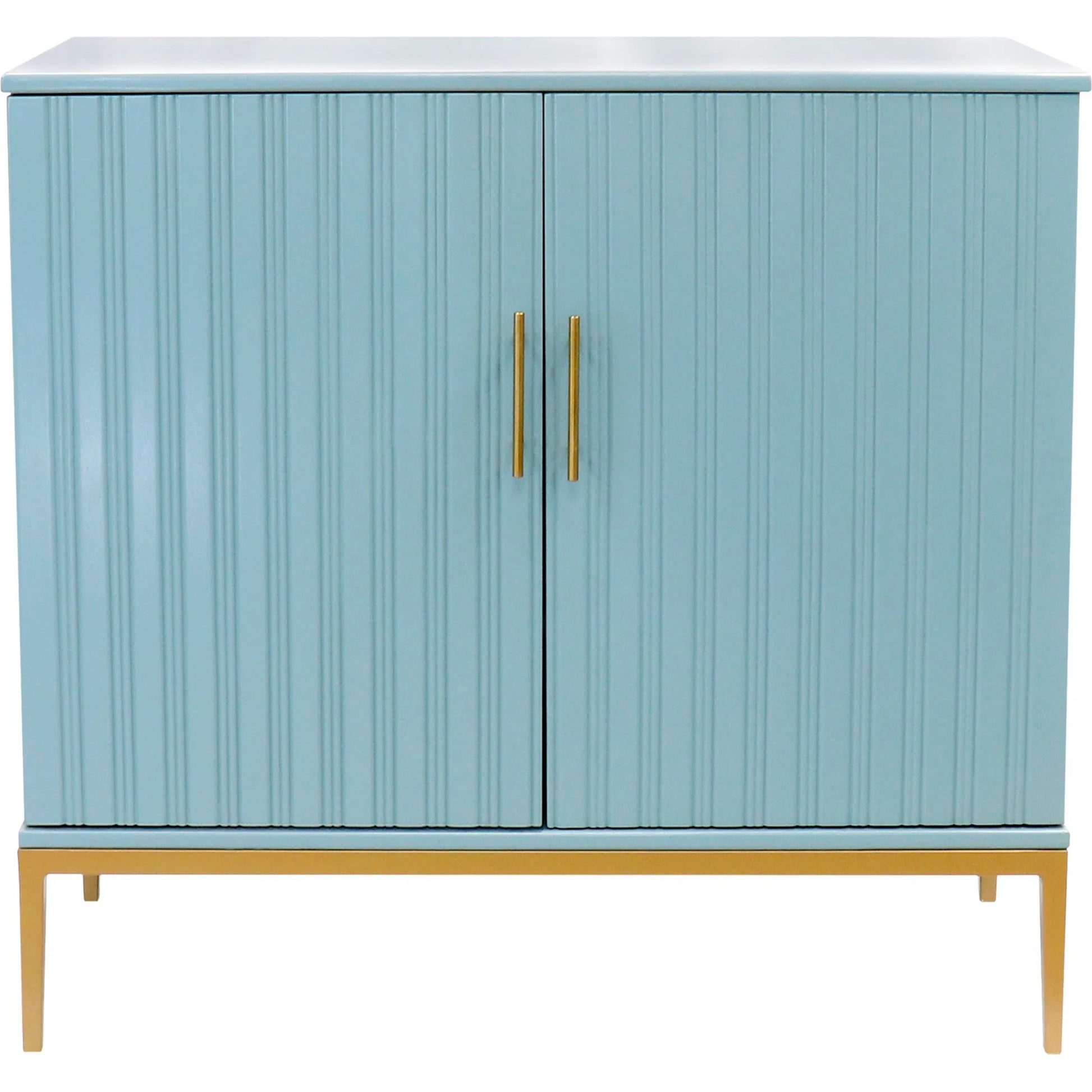 Edgar Cabinet by Pasargad Home in aqua. Made from wood in a eclectic & global style.