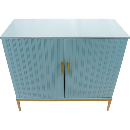 Edgar Cabinet by Pasargad Home in aqua. Made from wood in a eclectic & global style.