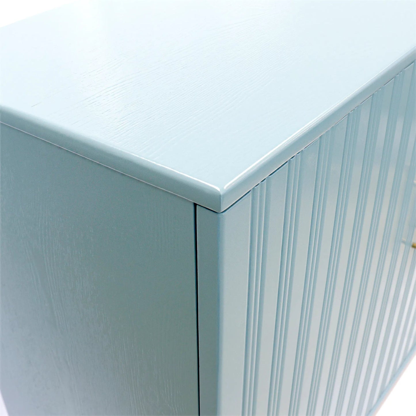 006 SI-2260677 | Closeup | Edgar Cabinet by Pasargad Home in aqua. Made from wood in a eclectic & global style.