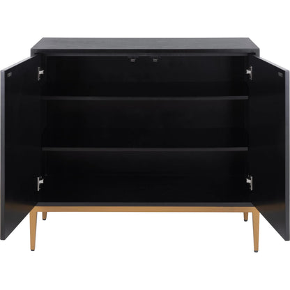 Solani Accent Cabinet by Pasargad Home in multi, black. Made from unique in a unique style.