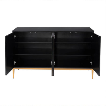 Solani Sideboard by Pasargad Home in multi, black. Made from unique in a unique style.