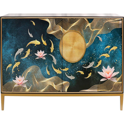 Twilight Cabinet by Pasargad Home in black and black. Made from unique in a eclectic & global style.