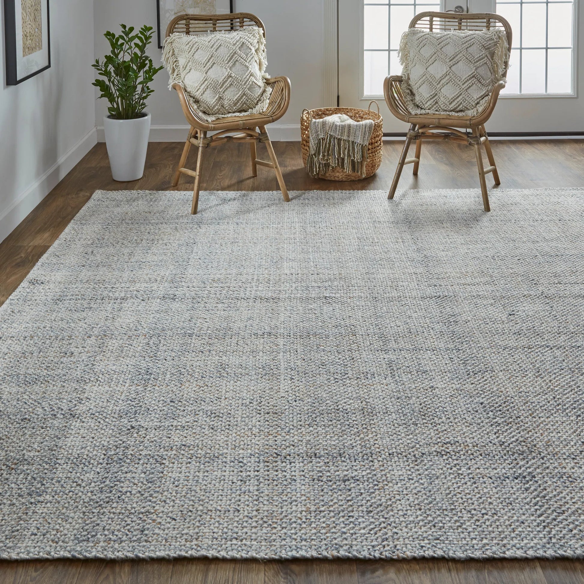 Naples Transitional Solid Rug - 0751F by Feizy. Made from polyester in a unique style.