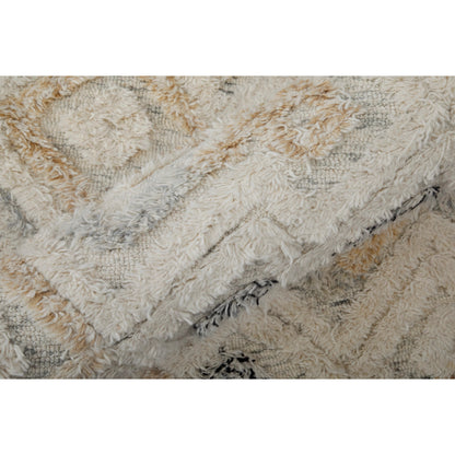 Anica Transitional Moroccan Rug - 8004F by Feizy in ivory, gray, black. Made from wool in a unique style.