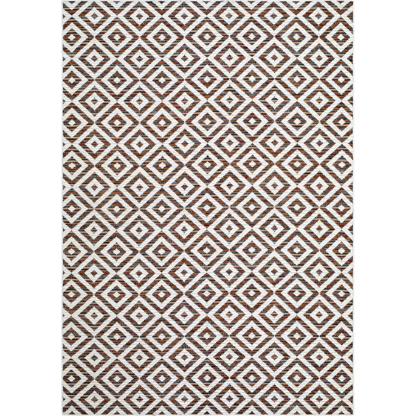 000 SI-2633004,SI-2633005,SI-2633006,SI-2633007,SI-2633008,SI-2633009 | Primary Silo | Patio Plus PPS-2308 Indoor/Outdoor Rug by Livabliss in chestnut, ivory.. Made from polypropylene in a unique style.
