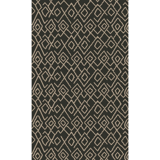 Papyrus Rug - 14855 by Surya in dark green, medium green, sage. Made from 60% wool, 40% jute in a unique style.