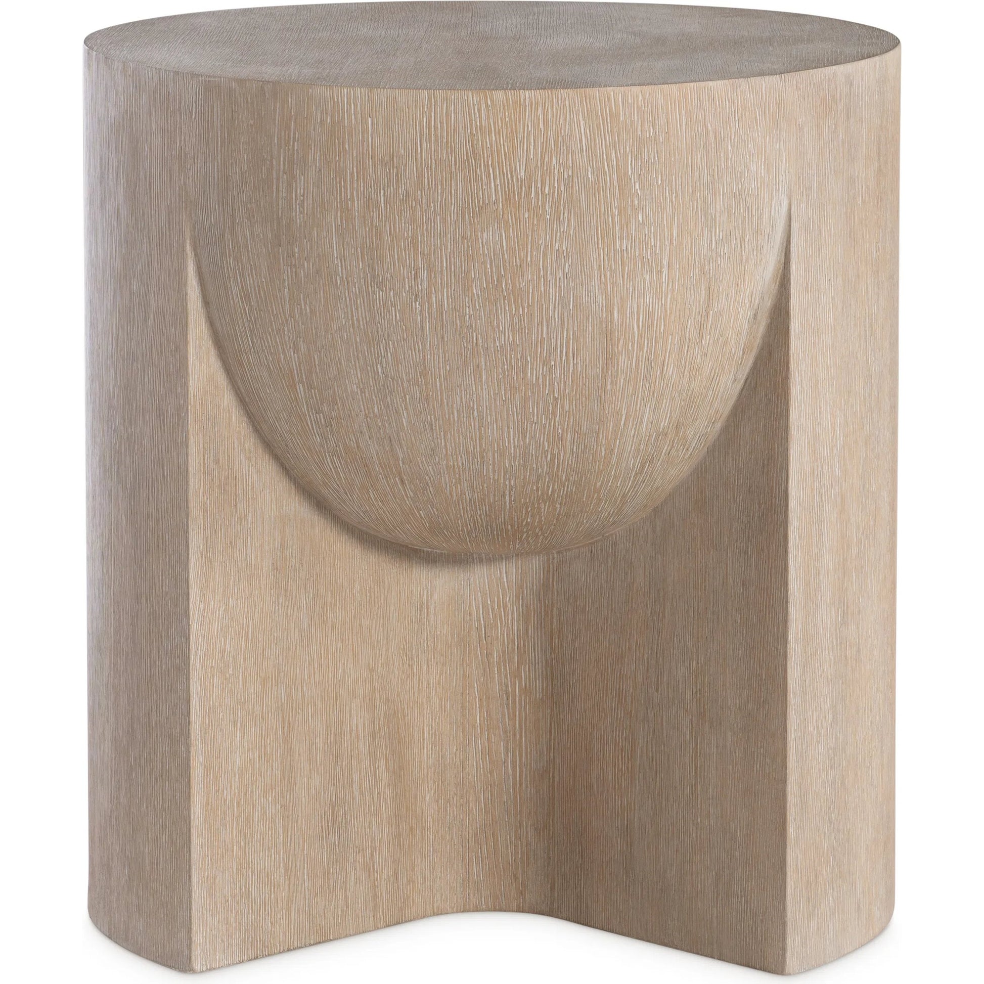 Loggia 22" Side Table by Bernhardt in aria. Made from wood, resin in a transitional style.