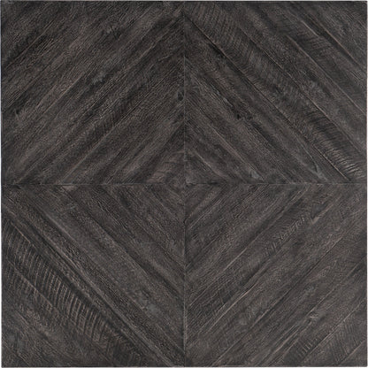 St. Armand Square Cocktail Table by Hooker Furniture. Made from acacia solids with round metal tube, metal sheet in a modern style.